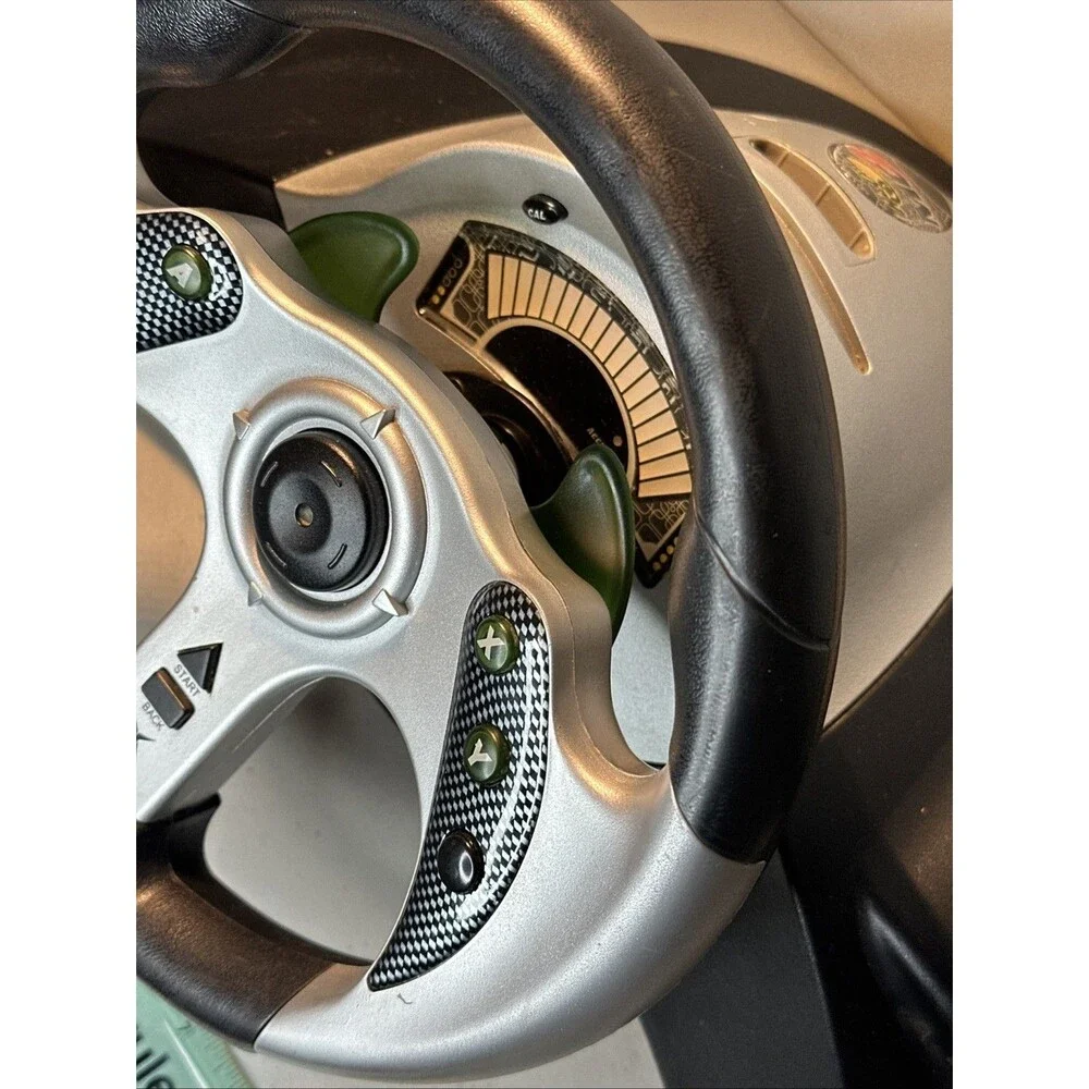Mad Catz MC2 For XBOX 360Racing Steering Wheel And Shifter (STEERING WHEEL ONLY)